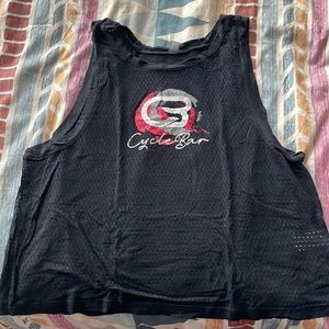 CycleBar Athletic Jersey Style Tank Top